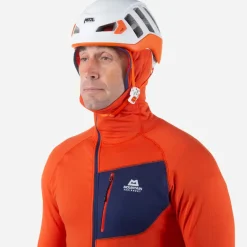 Mountain Equipment Mens Eclipse Hooded Zip-T - Medieval Blue
