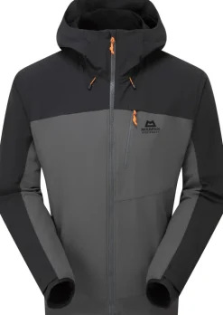 Mountain Equipment Mens Frontier Jacket - Anvil Grey-Black
