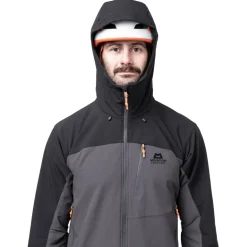 Mountain Equipment Mens Frontier Jacket - Anvil Grey-Black