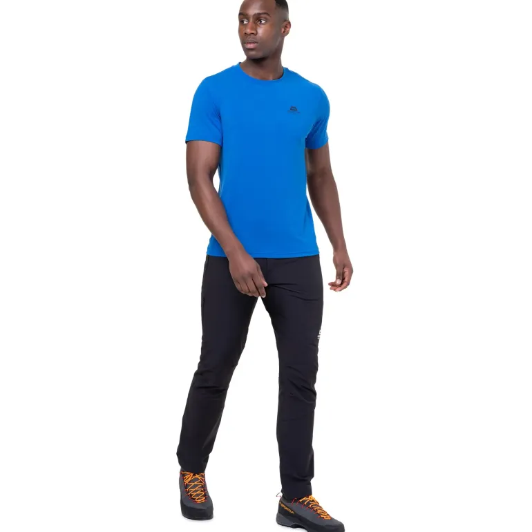 Mountain Equipment Mens Groundup Tee - Atlantic Blue