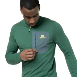 Mountain Equipment Mens Lumiko Zip-T Fleece - Merlot-Cardinal
