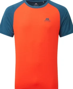Mountain Equipment Mens Nava Crew - Cardinal-Majolica