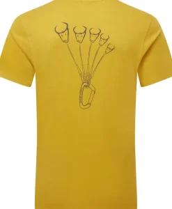 Mountain Equipment Mens Yorik On Wire Tee - Olive Oil