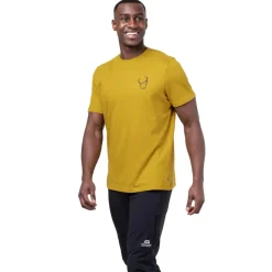 Mountain Equipment Mens Yorik On Wire Tee - Olive Oil