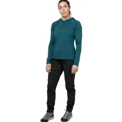 Mountain Equipment Womens Glace Hooded Top - Mandarin Red