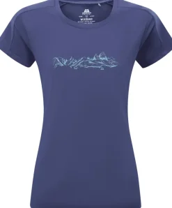 Mountain Equipment Womens Headpoint Skyline Tee - Amethyst