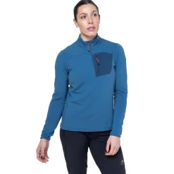 Mountain Equipment Womens Lumiko Zip T - Stellar-Majolica