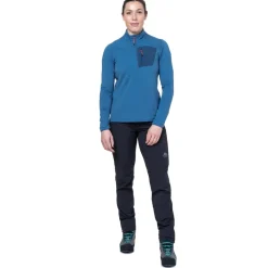 Mountain Equipment Womens Lumiko Zip T - Hibiscus-Tibetan
