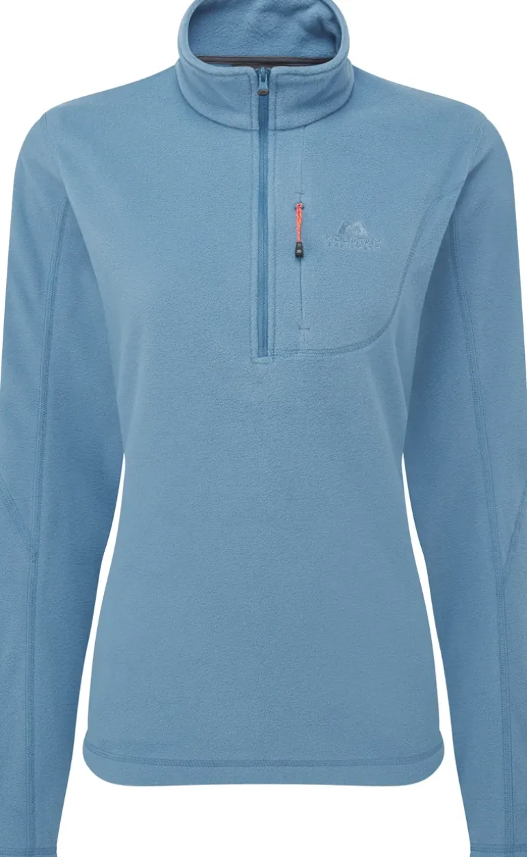 Mountain Equipment Womens Micro Zip-T Fleece - Stellar Blue