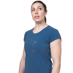 Mountain Equipment Womens Mountain Flower Tee - Aqua