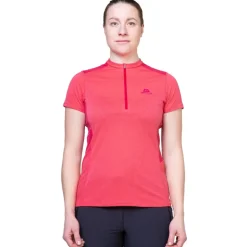 Mountain Equipment Womens Nava SS Zip T - Topaz-Majolica