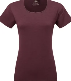 Mountain Equipment Womens Tempi Tee - Raisin