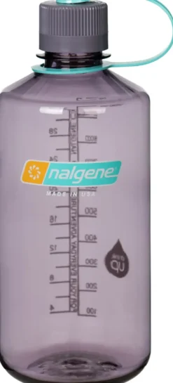 Nalgene Sustain Narrow Mouth Water Bottle - 1L - Aubergine