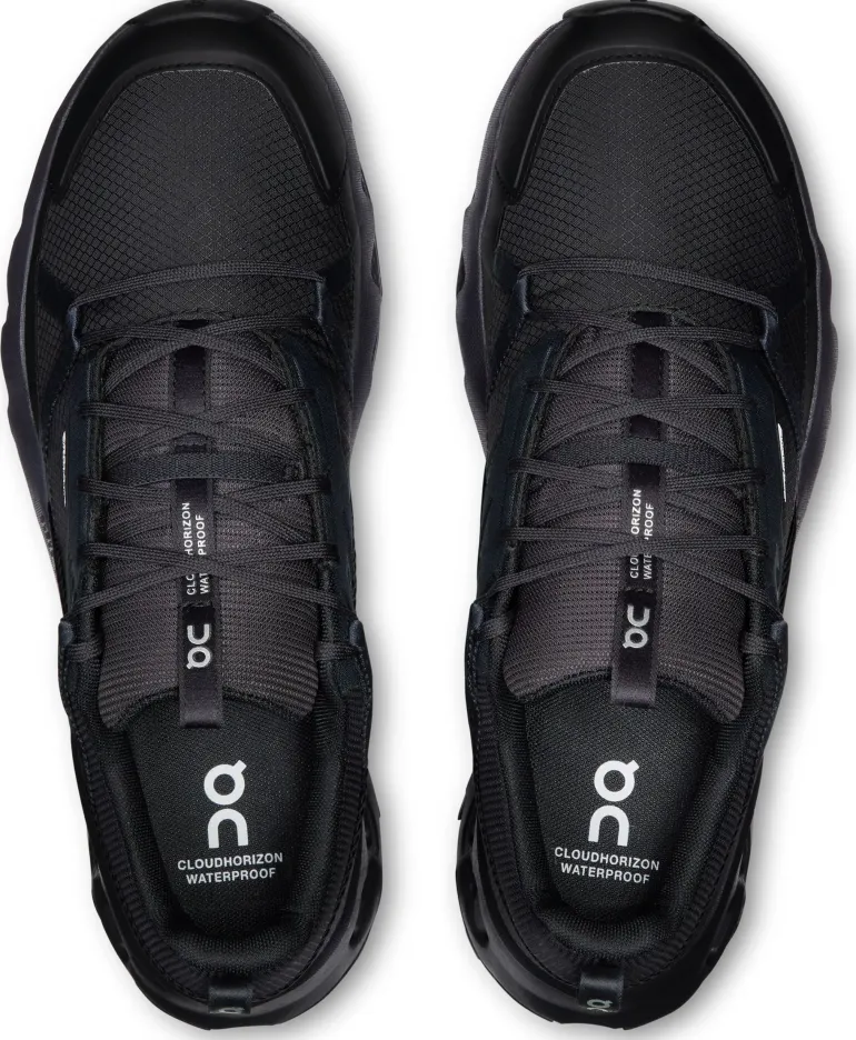 ON Mens Cloudhorizon Waterproof Shoes - Black-Black