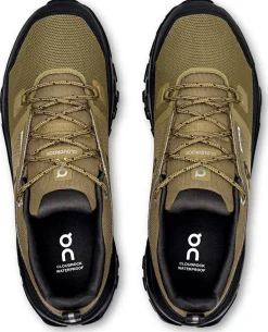 ON Mens Cloudrock Low Waterproof Shoes - Hunter-Black