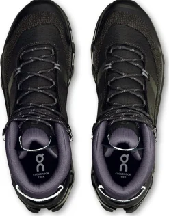 ON Mens Cloudrock Trek Waterproof Shoes - Black-Black