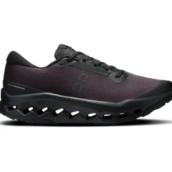 ON Mens Cloudsurfer Trail 2 WP Running Shoes - Black-Black