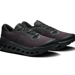 ON Mens Cloudsurfer Trail 2 WP Running Shoes - Black-Black