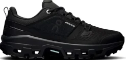 ON Womens Cloudrock Low Waterproof Shoes - Black-Black