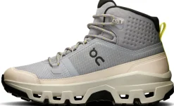 ON Womens Cloudrock Mid Waterproof Shoes - Alloy-Ice