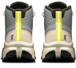 ON Womens Cloudrock Mid Waterproof Shoes - Alloy-Ice