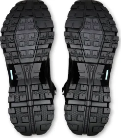 ON Womens Cloudrock Mid Waterproof Shoes - Black-Black