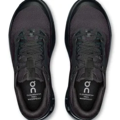 ON Womens Cloudsurfer Trail 2 WP Running Shoes - Black-Black