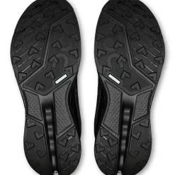 ON Womens Cloudsurfer Trail 2 WP Running Shoes - Black-Black