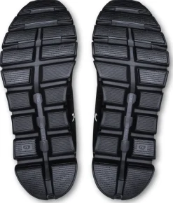 ON Womens Cloud 6 Waterproof Shoes - Black-Black