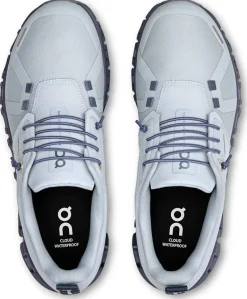 ON Womens Cloud 6 Waterproof Shoes - Heather-Metal