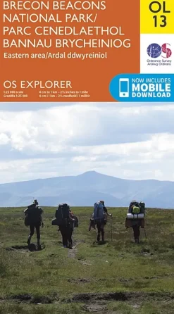 OS Explorer Map OL13 - Brecon Beacons National Park - Eastern Area