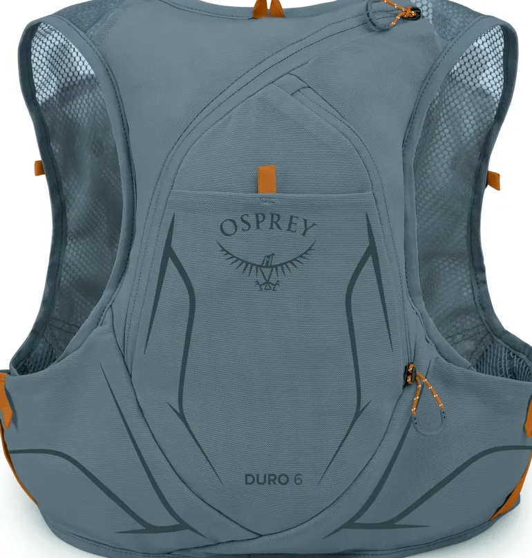 Osprey Duro 6 with Flasks - Phantom Grey-Toffee Orange