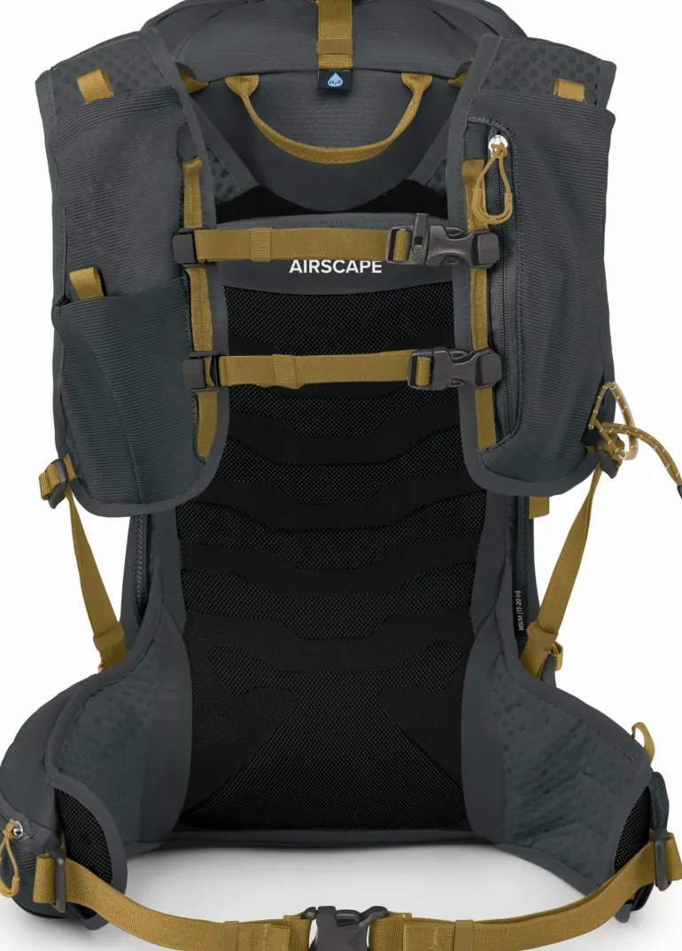 Osprey Talon Velocity 20 Rucksack - Dark Charcoal-Tumbleweed Yellow