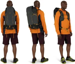 Osprey Talon Velocity 30 Rucksack - Dark Charcoal-Tumbleweed Yellow