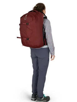 Osprey Womens Fairview 40 Travel Pack - Zircon Red