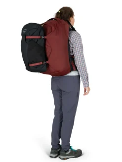 Osprey Womens Fairview 40 Travel Pack - Zircon Red