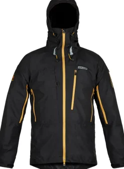 Paramo Mens Enduro Windproof Jacket - Black-Gold Zip