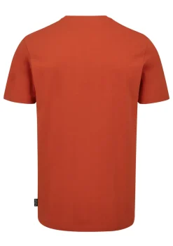 Rab Mens Basecamp Logo Badge Tee - Red Clay