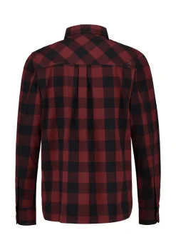 Rab Mens Boundary Shirt - Oxblood Red Check