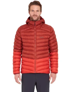 Rab Mens Cirrus Alpine Jacket - Tuscan Red-Dark Horizon