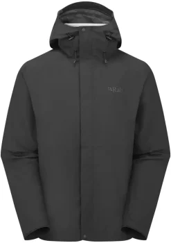 Rab Mens Downpour Jacket - Black