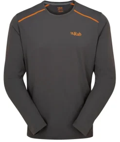 Rab Mens Force Long Sleeved Tee - Graphene