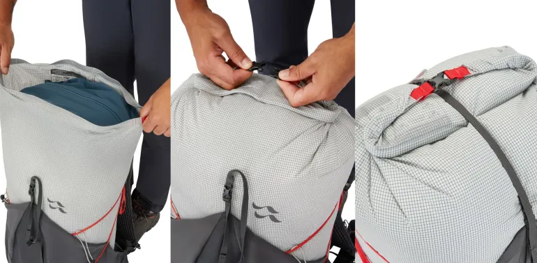 Rab Mens Muon 40 Rucksack - Pewter-Graphene