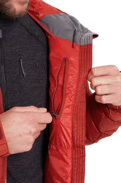 Rab Mens Nebula Pro Jacket - Tuscan Red