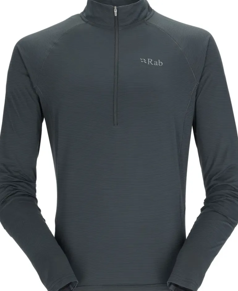 Rab Mens Sonic LS Zip-T - Beluga