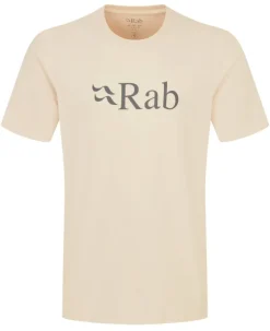 Rab Mens Stance Logo Tee - Ecru