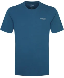Rab Mens Stance Mountain Peak Tee - Tempest Blue