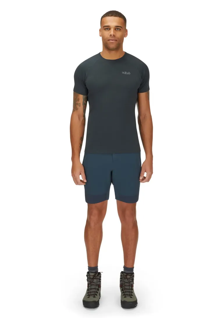 Rab Mens Torque Mountain Shorts - Tempest Blue-Deep Ink
