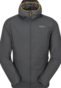 Rab Mens Vital Hoody - Graphene-Marmalade