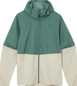 Rab Mens Windgather Hoody - Sage-Pebble